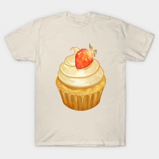 Strawberry Vanilla Cupcake T-Shirt